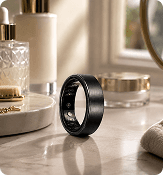 theera Forest — ring on vanity surface